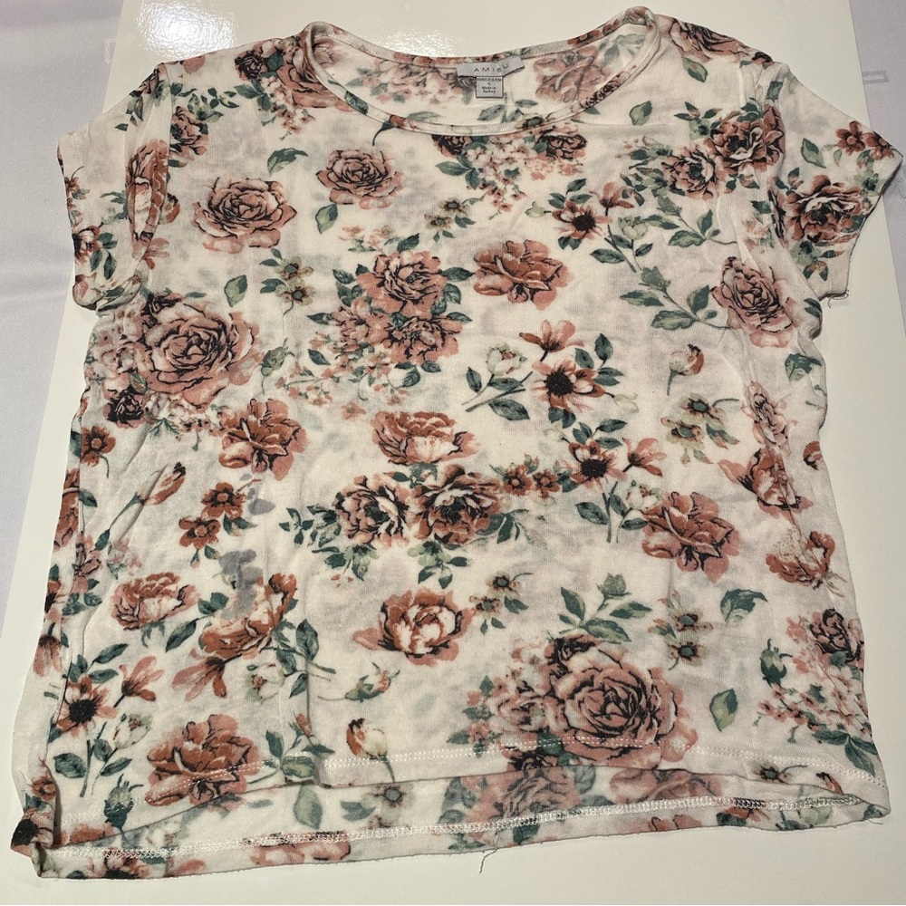Floral t-shirt S